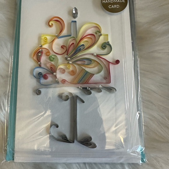 💥10/$10 Hallmark Signature Teal Birthday Card - Picture 1 of 3